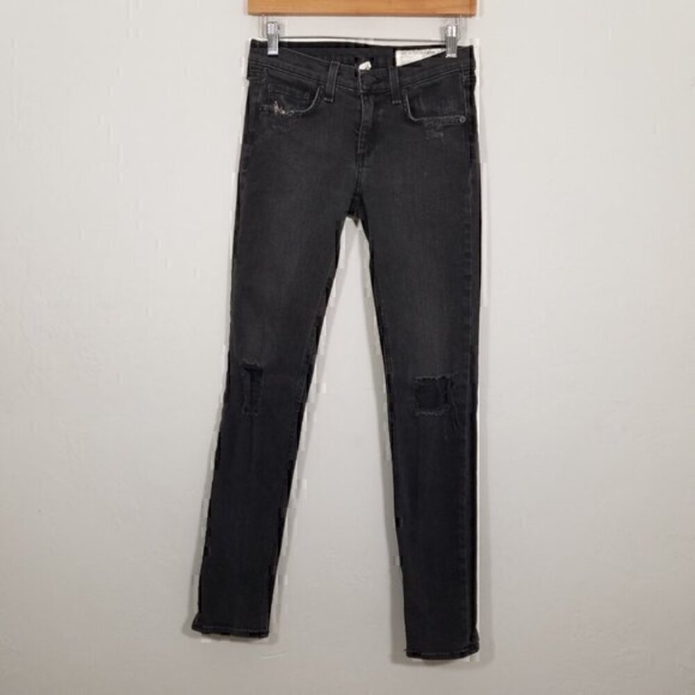 Rag & Bone Skinny Distressed Jeans Stretch Size 26